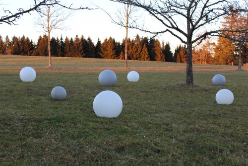 Kugelleuchte, Gartenkugel, GlowOrb white, 38cm Ø, 10475 - 5