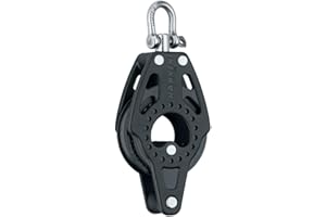 HARKEN Sailing Dinghy Boat & Yachting - Single Swivel Carbo Block With Becket 341 -