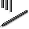 Rechargeable MPP 2.0 Tilt Pen Compatible for HP Touch Screen Devices | Compatible for HP Pavilion x360 with Magnetic Barrel | with 4096 Levels Pressure, Right-Click & Erase Function | Black (3J122AA)