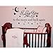 I love You to Moon Wall Sticker Decal Removable Nursery Kids Room Art Decor By FamilyMall