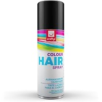 Smiffys Haarfarbe Spray Silber – 125 Ml, Für Karneval & Halloween, Einfach Abwaschbar
