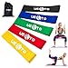 Produktbild UEOTO Widerstandsbänder/Übungsbänder für zu Hause, Fitness, Workout, Stretch, für Herren, Damen, Pilates, Yoga, Crossfit, Rehabilitation, Hüftbeine, Gesäßmuskeltraining, Widerstandsband, 5 Stück