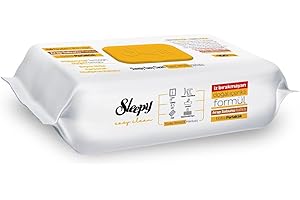 KELNO Sleepy feuchtücher Easy Clean Oberflächenreinigungstücher mit Kräuterseifen-Zusatz, 6er Packung (6x100 Tücher, insgesamt 600 Blatt) – Effektive Putztücher