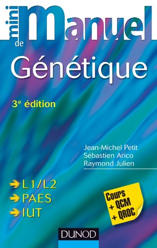Mini Manuel de Génétique - 3e édition - Cours + QCM + QROC gratuit