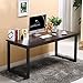 Produktbild Panana Design Laptoptisch Schreibtisch 120cm Moderner Bürotisch PC Tisch Arbeitstisch für Arbeitzimmer 2,5cm Dick MDF - Schwarz