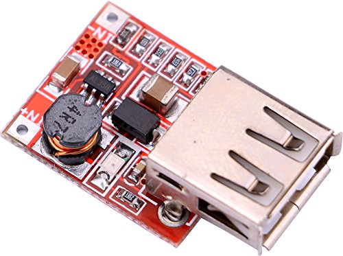 Yeeco Nicht isolierte DC Power Converter 2.5-6V bis 5V USB-Batterie-Konverter-Boost-Step-Up-Stromversorgungsmodul mit Lithium-Batterien Lade für MP3 / MP4 / Handy - 3