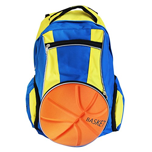 diapolo Basketball Sac à dos Sac de sport Sac Plusieurs couleurs Composition, royalblau-gelb