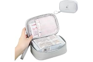 VZUHSW Mini Trousse de Premiers Soins Vide pour Voyage et extérieur - 1 pièce, Portable pour la Maison - Parfaite pour Les urgences en déplacement, Petit Sac pour Les urgences médicales