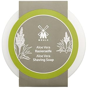 MÜHLE SHAVE CARE Porcelain Dish incl. Shaving Soap 65g (Aloe Vera) - Image 3