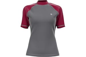 GENERIC HDTIYUYP Rash Vest Womens UPF - Swim Shirts Ladies UV Swim Top Rash Top Female Surf Top Rash Guard Water Sport Swim Tee Quickdrying Beach Wet Top