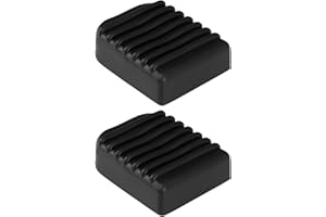 Be In Your Mind 2X Almohadillas de Goma para Pata de Cabra de Motocicleta de 6 X 4,76 X 2 Cm Aptas para La Mayoría de Motocicletas.