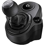 Logitech G Driving Force Racing Wheels Shifter for G29, G920 & G923, 6 Speed, Push Down Reverse Gear, Steel and Leather Const