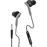 ZEBRONICS Bro in Ear Wired Earphones with Mic, 3.5mm Audio Jack, 10mm Drivers, Phone/Tablet Compatible (Black)