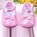 Sanwood Baby Girl Comfortable AntiSlip Princess Toddler Shoes (0-6 month, Pink)
