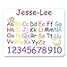 Produktbild jesse-lee – personalisierbar Kids Alphabet und Zahlen Educational Premium Mauspad (5 Dick).
