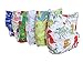Three Little Imps Unisex Patterned Cloth Nappies (inc 2 inserts each)- Set of 6