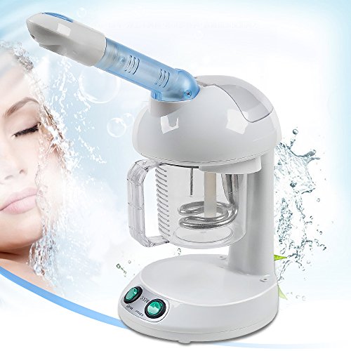 FUNTELL Mini Bedampfer Vapozon Aromabedampfer Steamer Tischbedampfer mit Ozon verlängert Salon Spa Bedampfer