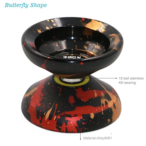 Magicyoyo Y01 NODE Pro Unresponsive Yoyo Alloy 6061 Game with Bag Gloves 5 String (Black & Red & Gold) reviews Magicyoyo Y01 NODE Pro Unresponsive Yoyo Alloy 6061 Game with Bag Gloves 5 String (Black & Red & Gold)