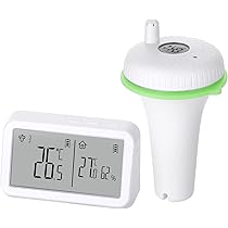 Inkbird IBS-P05R Zonne Draadloze Zwembadthermometer met omgevingslicht