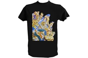 UZ Design T Shirt Cavalieri dello Zodiaco Uomo Bambino Pegasus Andromeda Maglietta Cartoni Animati Anni 80 90