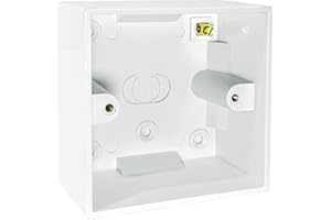 CYBER SALES Pattress Box 45MM, Back Box Mounting for Electrical Sockets