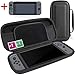 Produktbild [13 In 1] Nintendo Switch Tasche, E2BUY® Switch Tasche mit 3 KOSTENLOSEN HD Displayschutz, GameCard Case, 2 Paar Silikon Joy-Con Gel Schutzhülle, 6 Stück Reinigungsset, 10 Eingebauter Game Card Halter