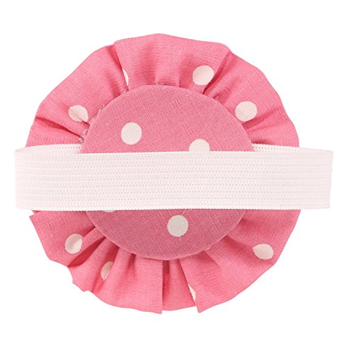 neoviva Stoff beschichtet vollständig Gepolsterte Nadelkissen mit Handgelenk Band für praktischem Naht, Stil Blume Blossom Floral Prism Pink Polka Dot - 3