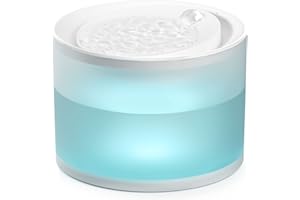 Cat Water Fountain, Meowant Pet Water Fountain with Wireless Pump, Ultra Quiet Cat Fountain Powered by Separate Base, Pet Drinking Fountain for Cats and Dogs, Filters Included