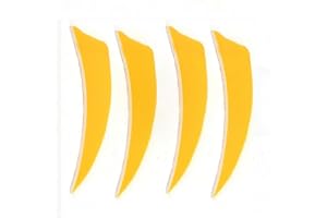 PHILOCS 60 pz Fletchings per Tiro con L'Arco 3” 4” 5” Piuma di Tacchino Pennette per Frecce Piumette, per Caccia, Tiro al Bersaglio Tiro DIY Freccia