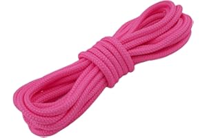 GENERISCH PPM Seil 8mm – 10m, 20m, 30m – 33 Farben – leicht, reißfest, UV-beständig, wetterfest – für DIY, Outdoor, Basteln, Hundeleine, Garten – Polypropylenseil von Ropes and More (Fluorpink, 10m)