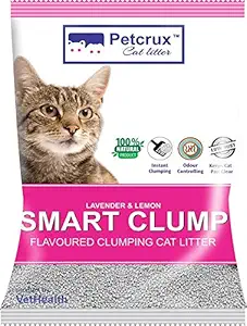 Petcrux Exclusive Scoopable Smart Bentonite Cat Litter (Travel / Trial Pack 2 Kg)