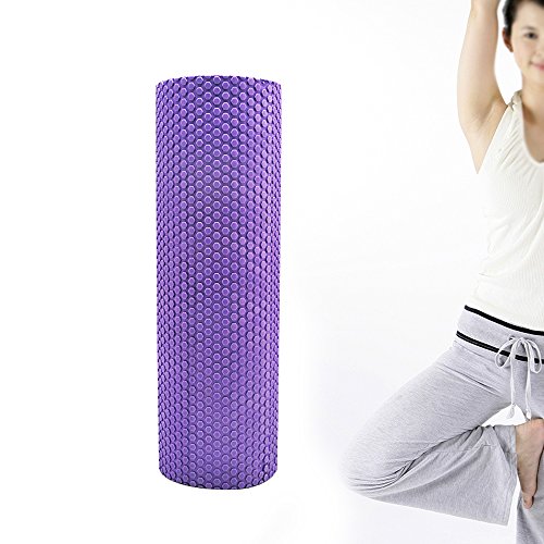 Preisvergleich Produktbild Denshine Yoga Rolle Pilates Rolle Massagerolle Fitnessrolle Lila