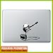 Produktbild "Gitarre Amp Verstärker" Aufkleber Sticker für Macbook Air 11 13, Macbook skin 13, 15, 17 Zoll inch Apple Notebook Aufkleber ohne Hintergrund Tattoo Vinyl PEGATINA Apple Mac Hintergrund
