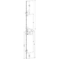 DX Enkel Penslot SKG**® DSKG-8 Doorn 47mm met 3 sleutels | Insteek