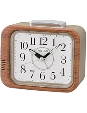 Seiko Wecker Analog Kunststoff Braun QHK046B