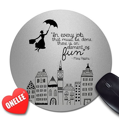Preisvergleich Produktbild Onelee Disney Mary Poppins Round Mouse Pad - Gaming Mouse Pad