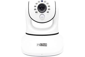 INSTAR kamera monitoringowa IN-8015 Full HD, biała, WLAN, IP, kamera wewnętrzna, IP Cam – Pan Tilt – alarm, PIR – wykrywanie ruchu – widoczność w nocy – szeroki kąt – LAN – RTSP – ONVIF