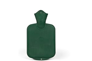 GRÜNSPECHT Bolsa de agua caliente de caucho natural, pequeña, caucho de construcción forestal certificada de forma sostenible, calidad probada según BS 1970:2012, botella de cama para niños y adultos,