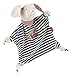 Sigikid Comforter Dog (White with Dark Blue Stripes)