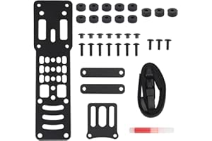 SHANYINGQUAN Adaptador de Funda de Pistola Modular de Metal, Plataforma QLS Compatible, Adaptador de código G de Placa de extensión Colgante de Pierna caída de Funda táctica