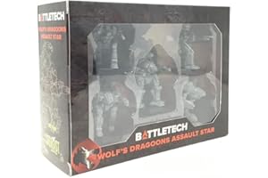 Catalyst Game Labs BattleTech | Miniatures | Wolfs Dragoons Assault Star | Expansion | Miniature Game Ages 14+