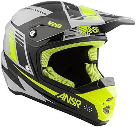 Answer SNX 2 2017 Helmet Grey/Blk/Hiviz Full Face
