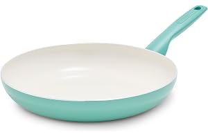 GreenPan Rio Hälsosam, keramisk non-stick-stekpanna, 26 cm, PFAS-fri, handtaget blir inte varmt, ugnssäker upp till 160 °C, d