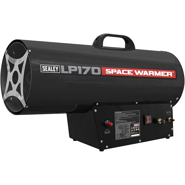 Sealey Propane Space Heater 61,000-102,000Btu/hr(18-30kW) Space Warmer -  LP100, Black : Amazon.co.uk: DIY u0026 Tools