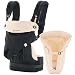 Ergobaby Four Position 360 Bundle of Joy Baby Carrier with Infant Insert (Black/Caramel)