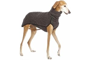 MOKATES Greyhound – Vêtement à col roulé pour chien de petite, moyenne et grande taille – Gilet polaire extensible pour chiens de petite, moyenne et grande taille - L
