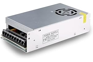 TOOLCO Adapter zasilacza DC 12 V, 20 A, 250 W, przełącznik transformatora AC 110 V/220 V do DC 12 V 20 A, przetwornik przełączający LED do taśm świetlnych LED, kamery CCTV, system bezpieczeństwa, radio,