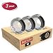 Produktbild Matsuro Original | Kompatibel Etiketten 3D Prägeband Ersatz für DYMO S0847730 S0898130, Weißer Druck auf Schwarz (9 mm x 3 m | Kunststoff | 3-er PACK)