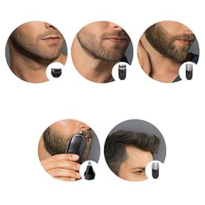 Braun Multi Grooming Kit, 6-in-1 Beard and Hair Trimming Kit with Nose Trimmer Attachment - Image 3