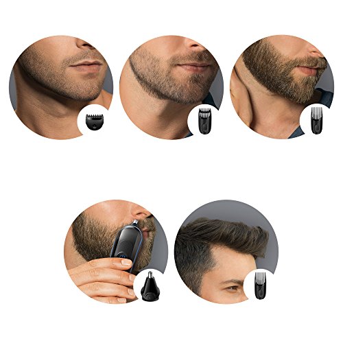 Braun Multi Grooming Kit, 6-in-1 Beard and Hair Trimming Kit with Nose Trimmer Attachment - Image 4